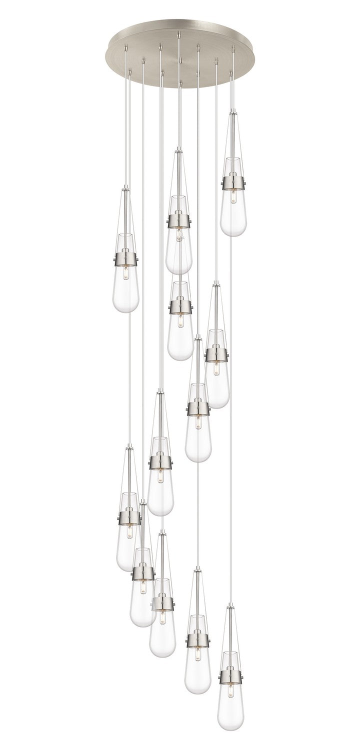Innovations 126-452-1P-SN-G452-4CL LED Pendant, Brushed Satin Nickel
