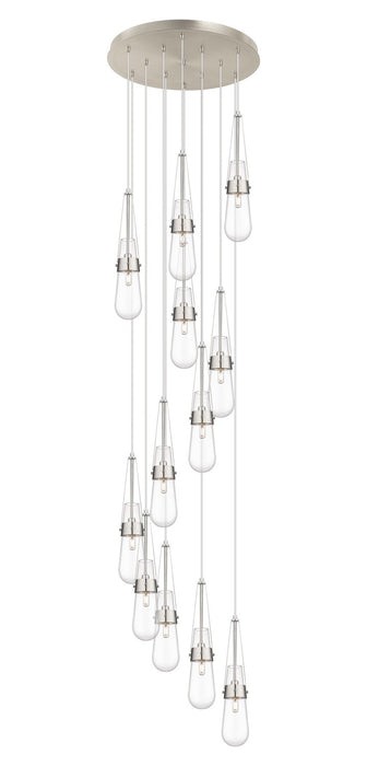 Innovations 126-452-1P-SN-G452-4CL LED Pendant, Brushed Satin Nickel