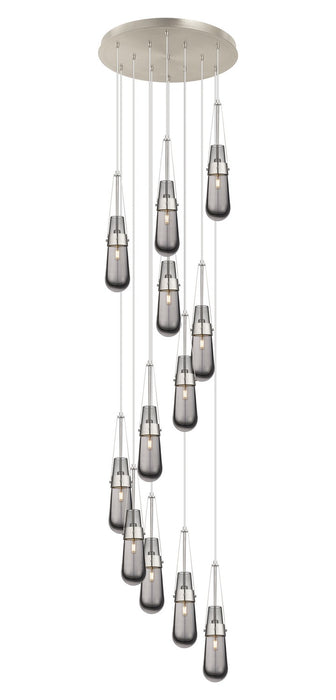 Innovations 126-452-1P-SN-G452-4SM LED Pendant, Brushed Satin Nickel