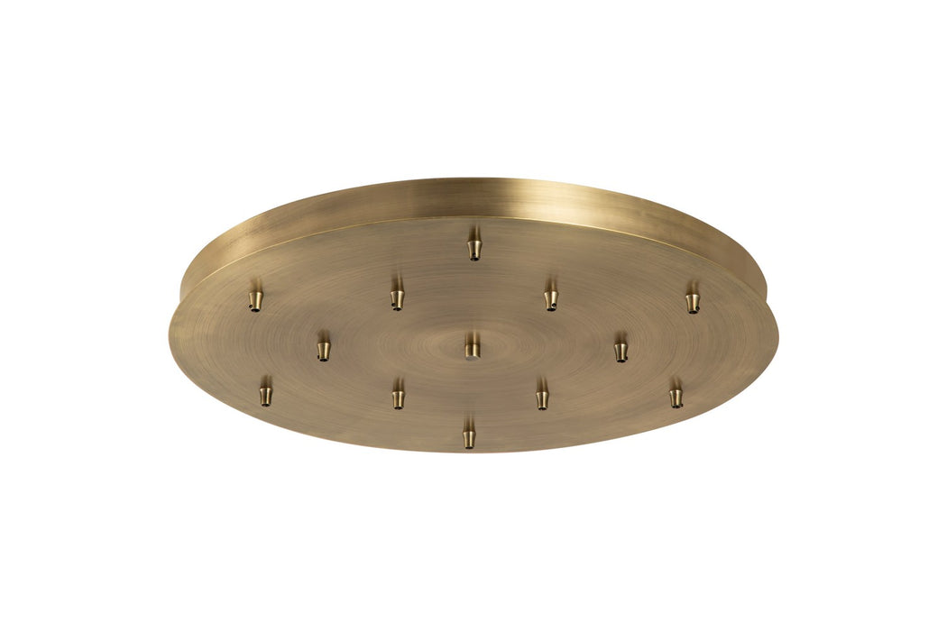 Innovations 126-AB Multi Port Canopy, Antique Brass