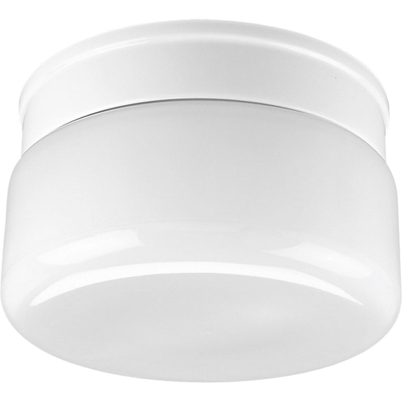 Progress Lighting P3518-30 Two Light Flush Mount, White