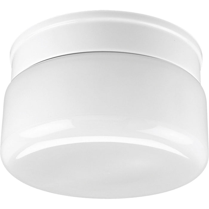 Progress Lighting P3518-30 Two Light Flush Mount, White