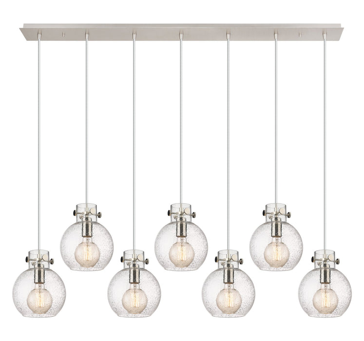 Innovations 127-410-1PS-PN-G410-8SDY Three Light Linear Pendant, Polished Nickel