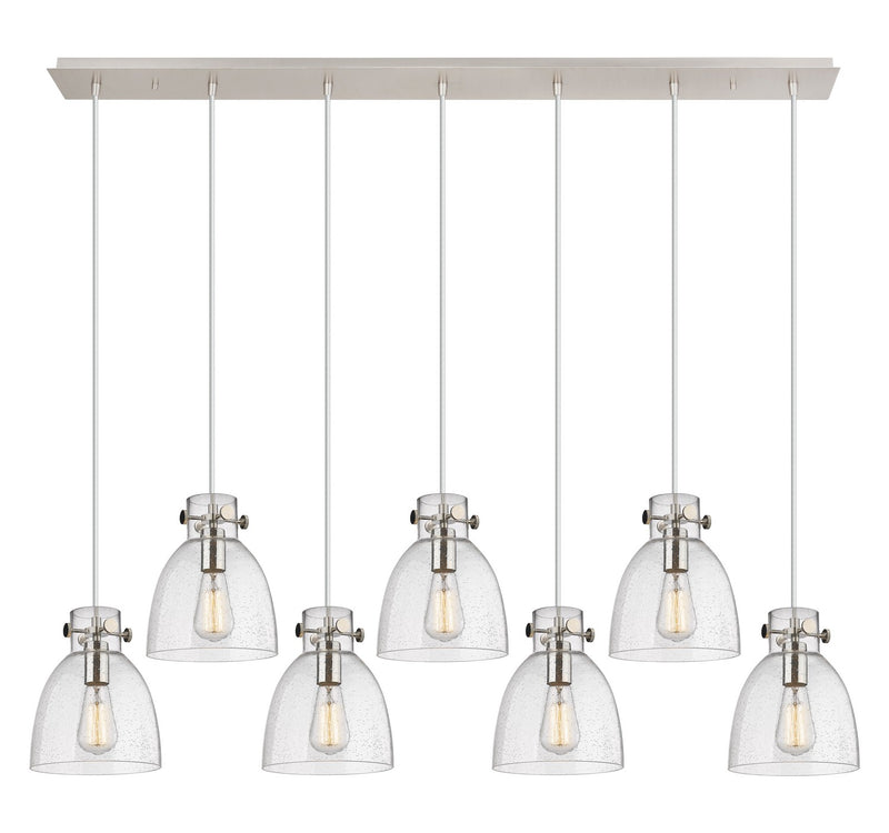 Innovations 127-410-1PS-PN-G412-8SDY Eight Light Linear Pendant, Polished Nickel