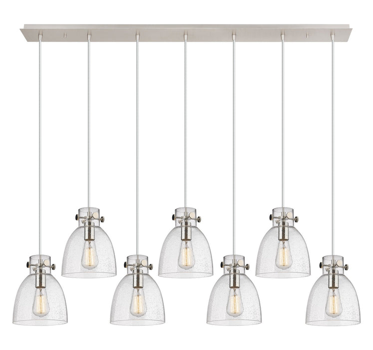Innovations 127-410-1PS-PN-G412-8SDY Eight Light Linear Pendant, Polished Nickel