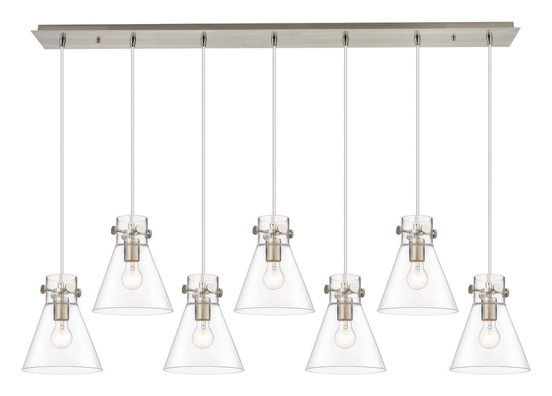 Innovations 127-410-1PS-SN-G411-8CL LED Linear Pendant, Brushed Satin Nickel