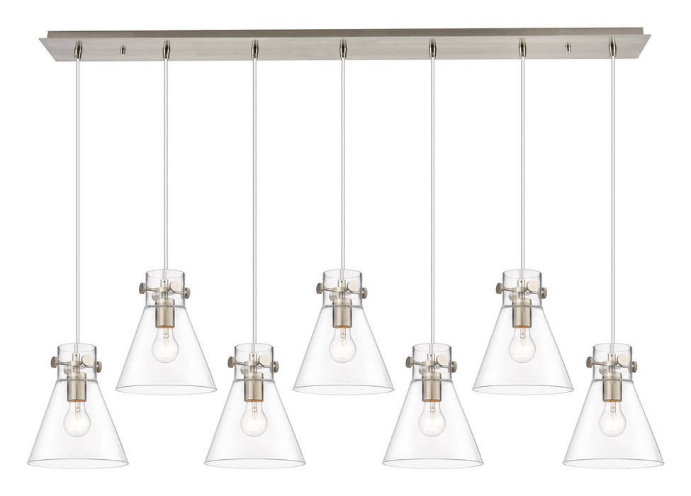 Innovations 127-410-1PS-SN-G411-8CL LED Linear Pendant, Brushed Satin Nickel