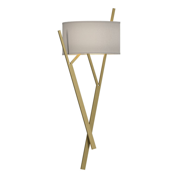 Hubbardton Forge 207640-SKT-86-SE1092 LED Wall Sconce, Modern Brass