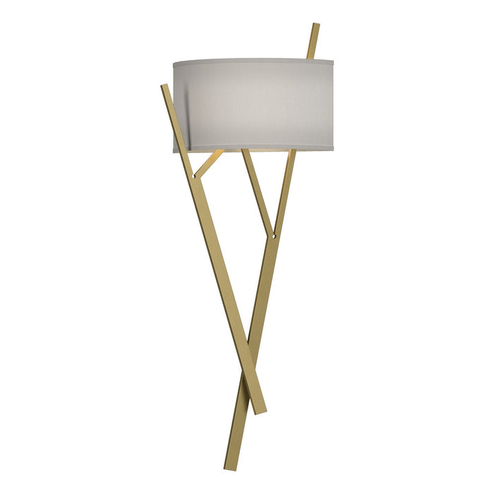 Hubbardton Forge 207640-SKT-86-SF1092 LED Wall Sconce, Modern Brass