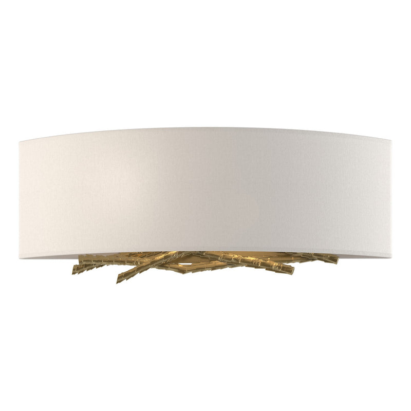 Hubbardton Forge 207660-SKT-86-SE1692 LED Wall Sconce, Modern Brass
