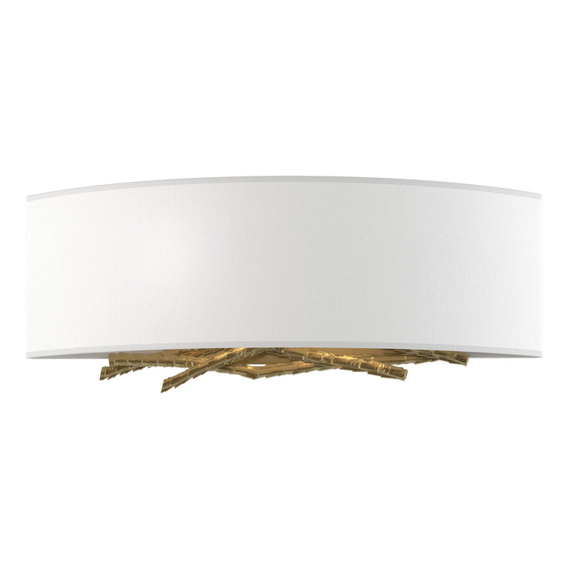 Hubbardton Forge 207660-SKT-86-SF1692 LED Wall Sconce, Modern Brass