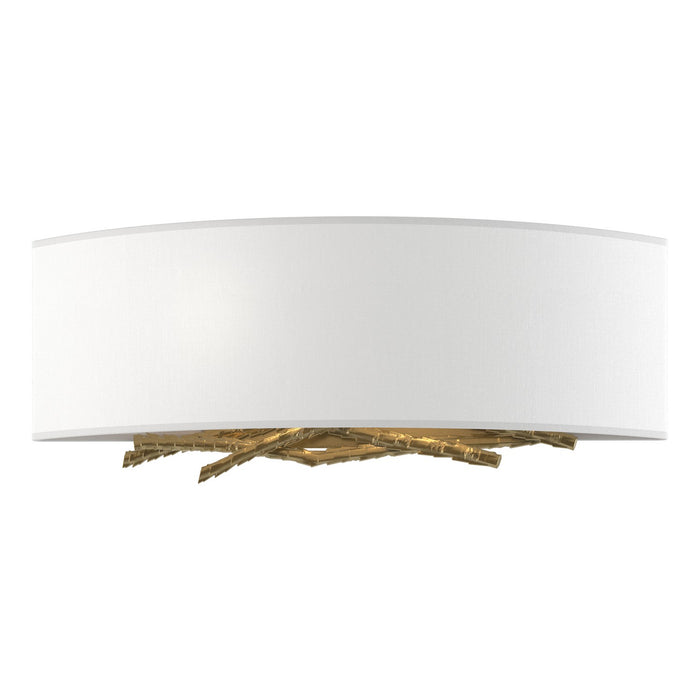 Hubbardton Forge 207660-SKT-86-SF1692 LED Wall Sconce, Modern Brass