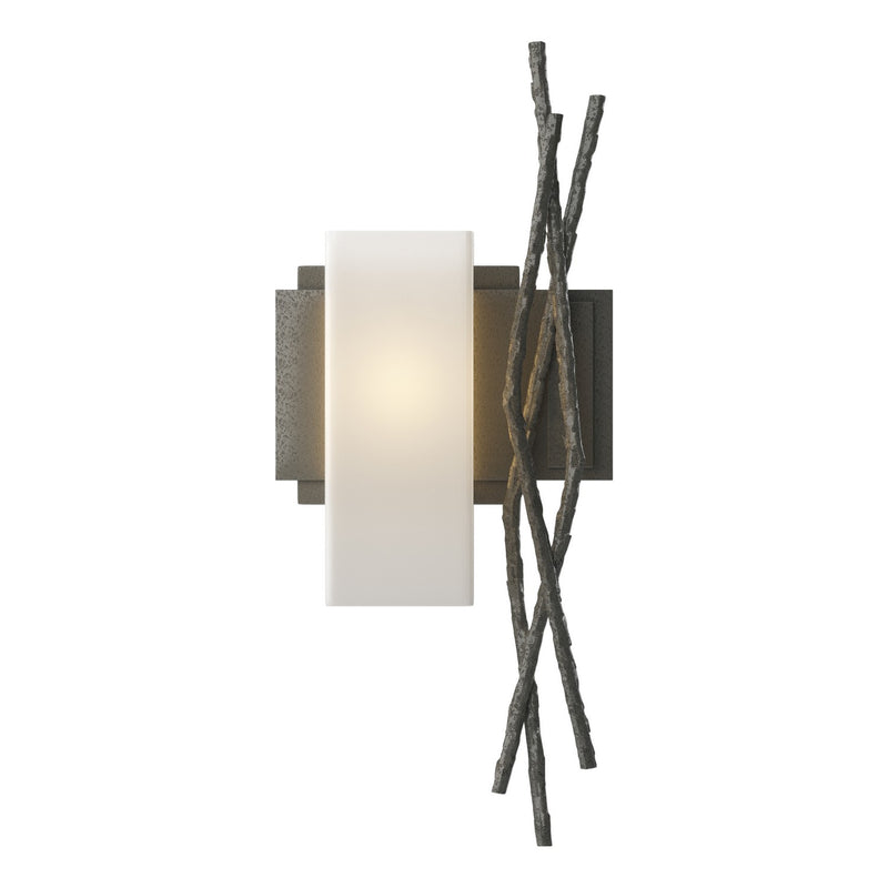 Hubbardton Forge 207670-SKT-LFT-20-GG0351 One Light Wall Sconce, Natural Iron