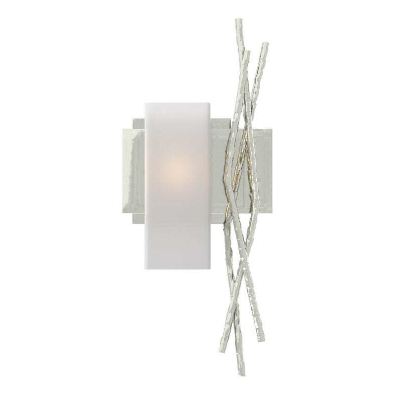 Hubbardton Forge 207670-SKT-LFT-85-GG0351 One Light Wall Sconce, Sterling