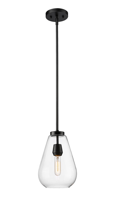 Z-Lite 488P8-MB One Light Pendant, Matte Black