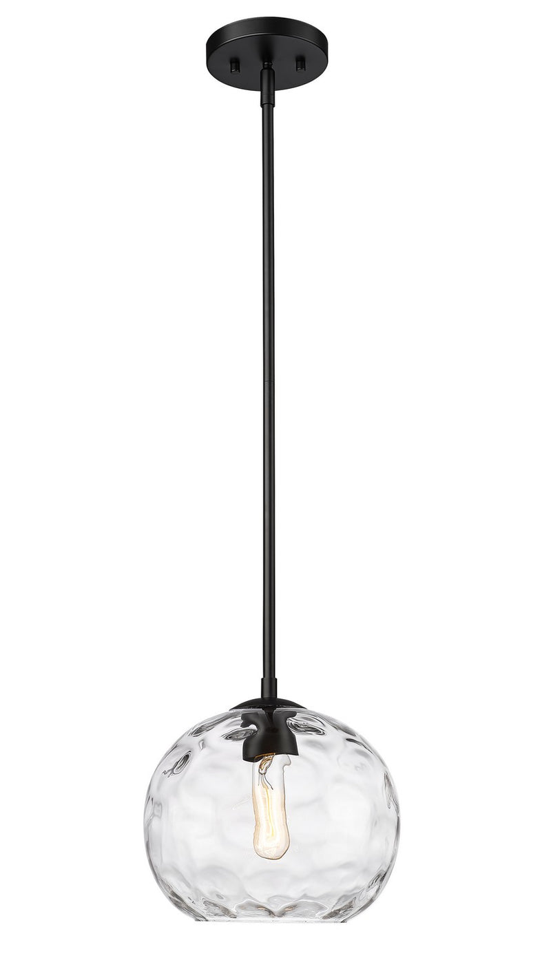 Z-Lite 490P10-MB One Light Pendant, Matte Black