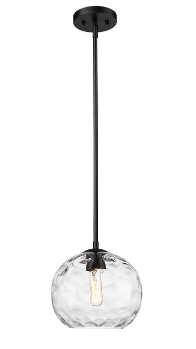 Z-Lite 490P10-MB One Light Pendant, Matte Black