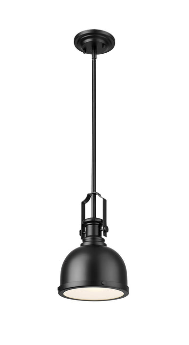 Z-Lite 725MP-MB One Light Pendant, Matte Black