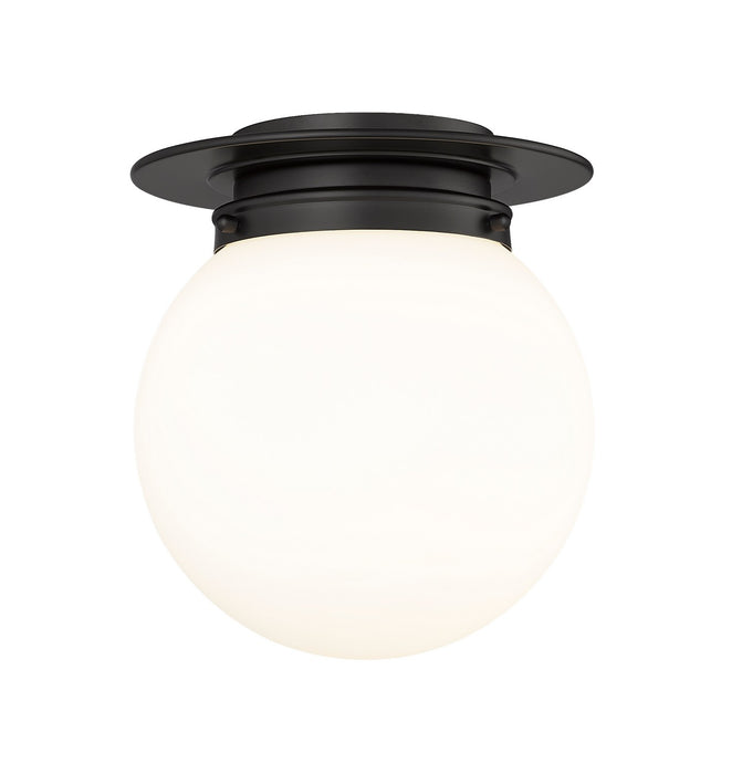 Z-Lite 7505F9-MB One Light Flush Mount, Matte Black