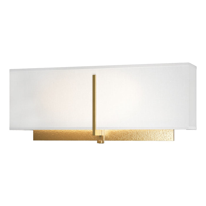 Hubbardton Forge 207680-SKT-86-SF1606 LED Wall Sconce, Modern Brass