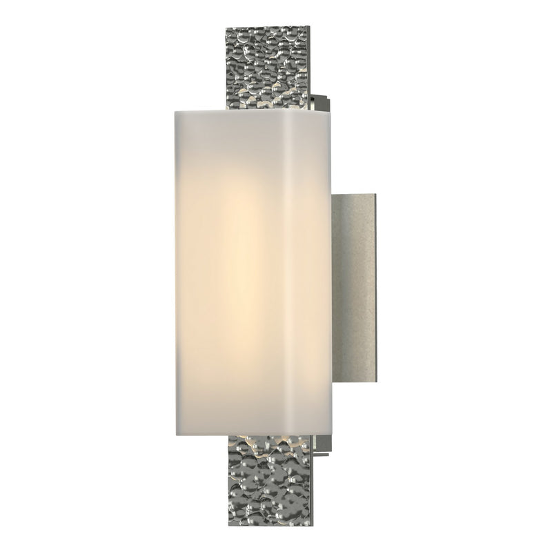 Hubbardton Forge 207693-SKT-85-GG0441 One Light Wall Sconce, Sterling