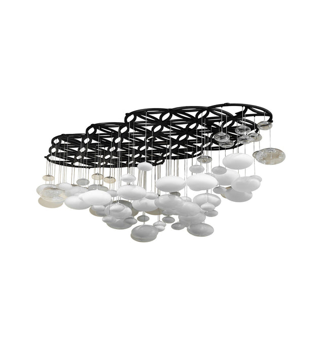 Meyda Tiffany 257826 LED Pendant, Solar Black