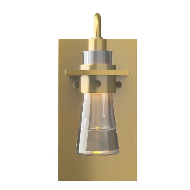 Hubbardton Forge 207710-SKT-86-ZM0343 One Light Wall Sconce, Modern Brass