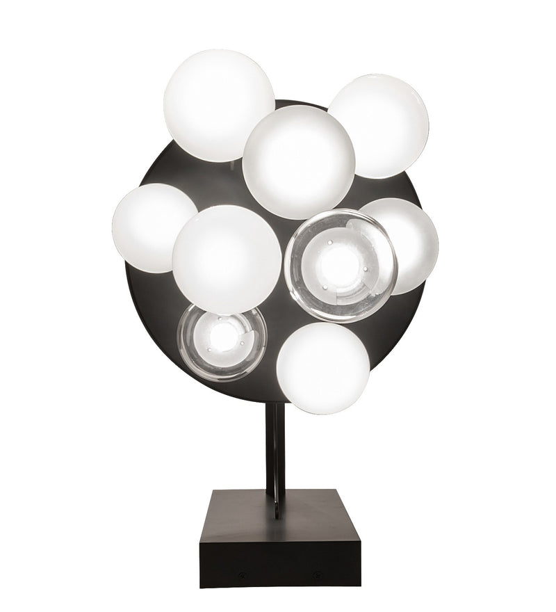 Meyda Tiffany 258610 LED Wall Sconce, Matte Black And Matte White
