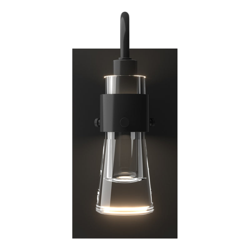 Hubbardton Forge 207720-SKT-10-ZM0343 One Light Wall Sconce, Black