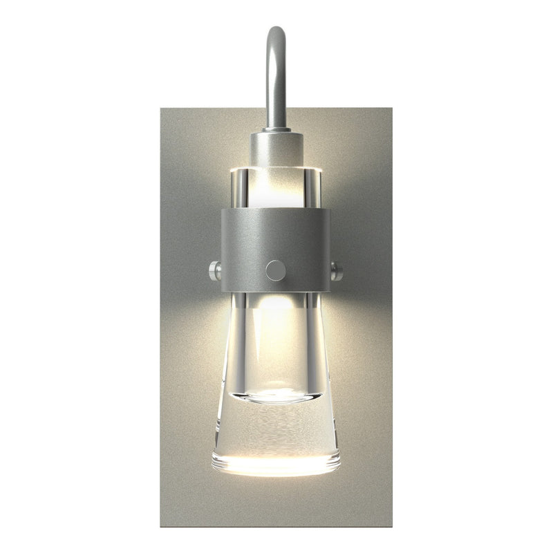 Hubbardton Forge 207720-SKT-82-ZM0343 One Light Wall Sconce, Vintage Platinum