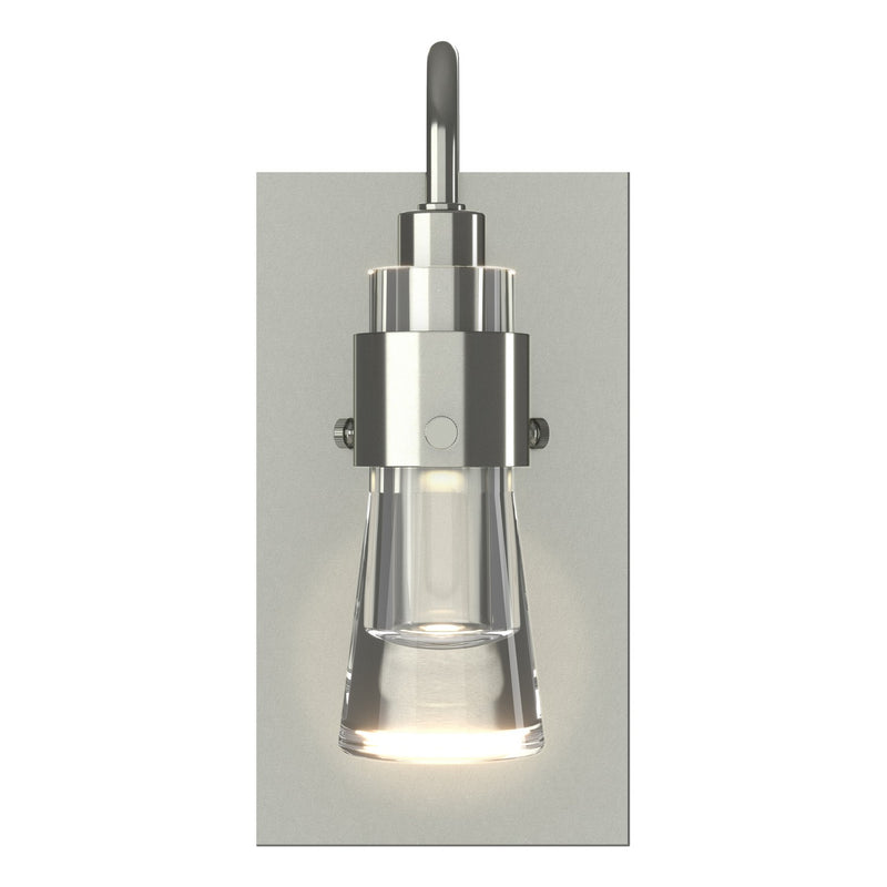 Hubbardton Forge 207720-SKT-85-ZM0343 One Light Wall Sconce, Sterling