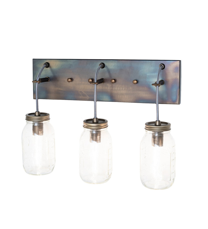 Meyda Tiffany 259052 Three Light Vanity, Light Burnished Antique Copper