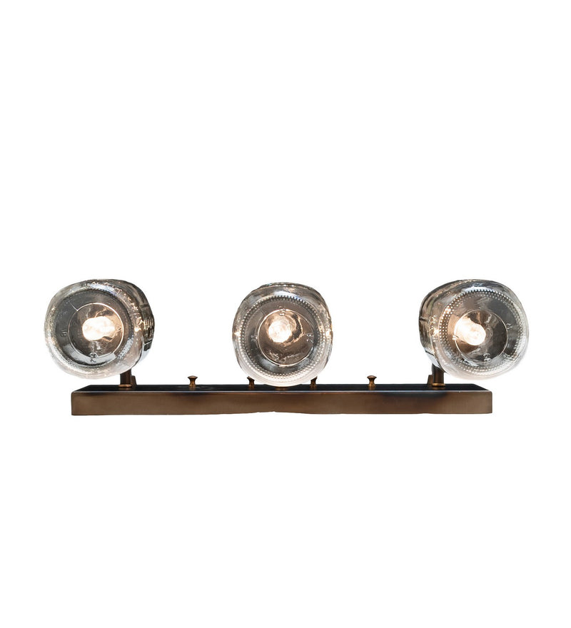 Meyda Tiffany 259052 Three Light Vanity, Light Burnished Antique Copper