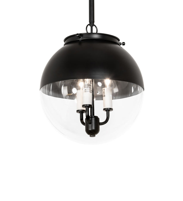 Meyda Tiffany 261591 LED Pendant, Matte Black