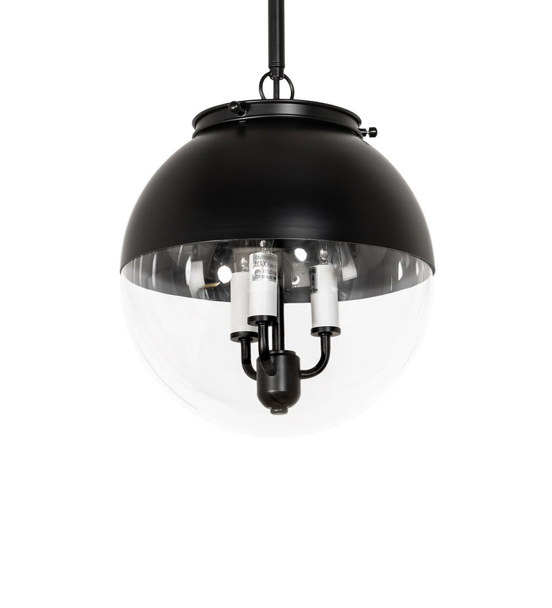 Meyda Tiffany 261591 LED Pendant, Matte Black