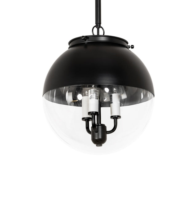 Meyda Tiffany 261591 LED Pendant, Matte Black