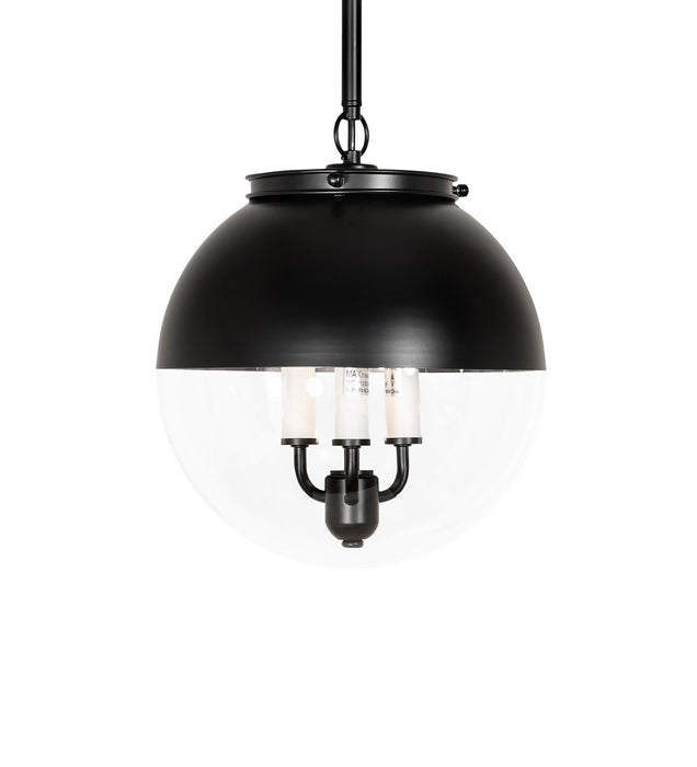 Meyda Tiffany 261591 LED Pendant, Matte Black