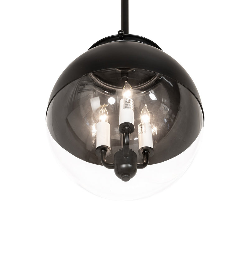 Meyda Tiffany 261591 LED Pendant, Matte Black