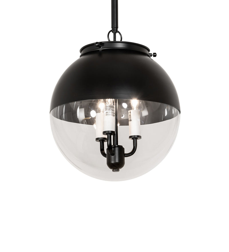 Meyda Tiffany 261591 LED Pendant, Matte Black