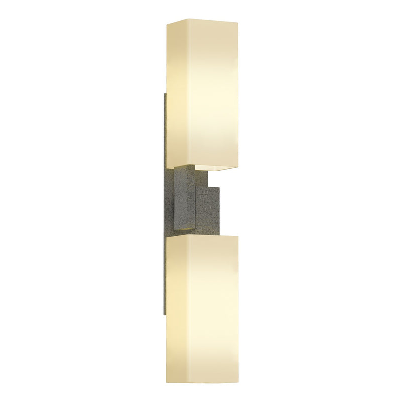 Hubbardton Forge 207801-SKT-20-GG0351 Two Light Wall Sconce, Natural Iron