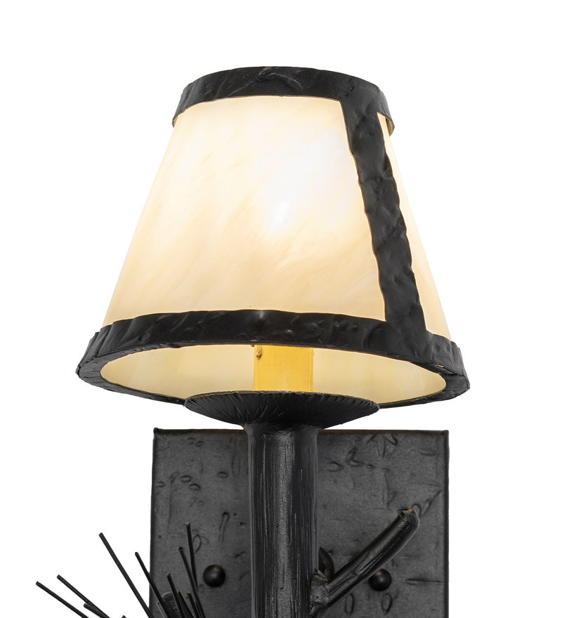 Meyda Tiffany 265636 LED Wall Sconce, Textured Black