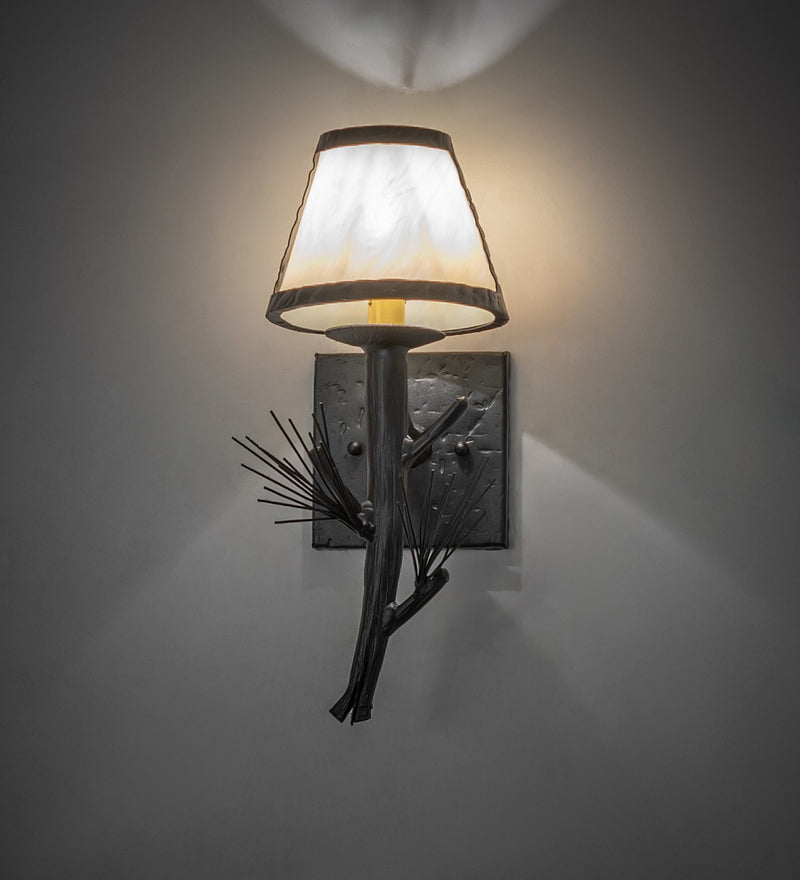 Meyda Tiffany 265636 LED Wall Sconce, Textured Black