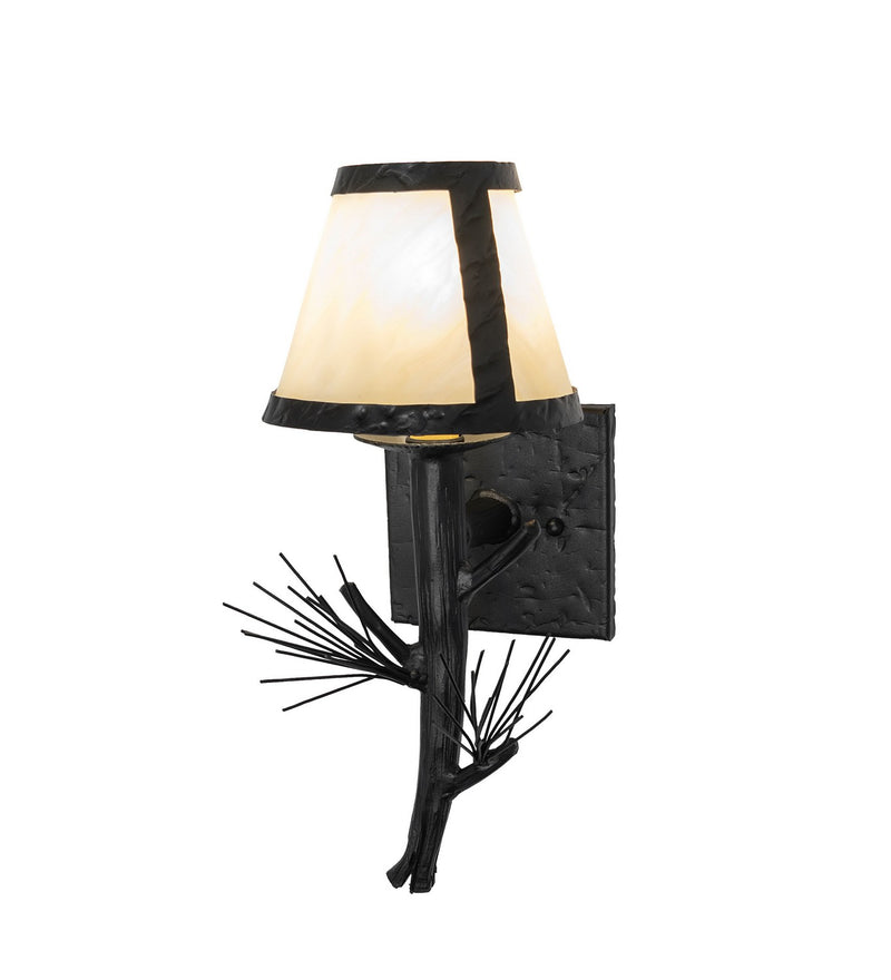 Meyda Tiffany 265636 LED Wall Sconce, Textured Black