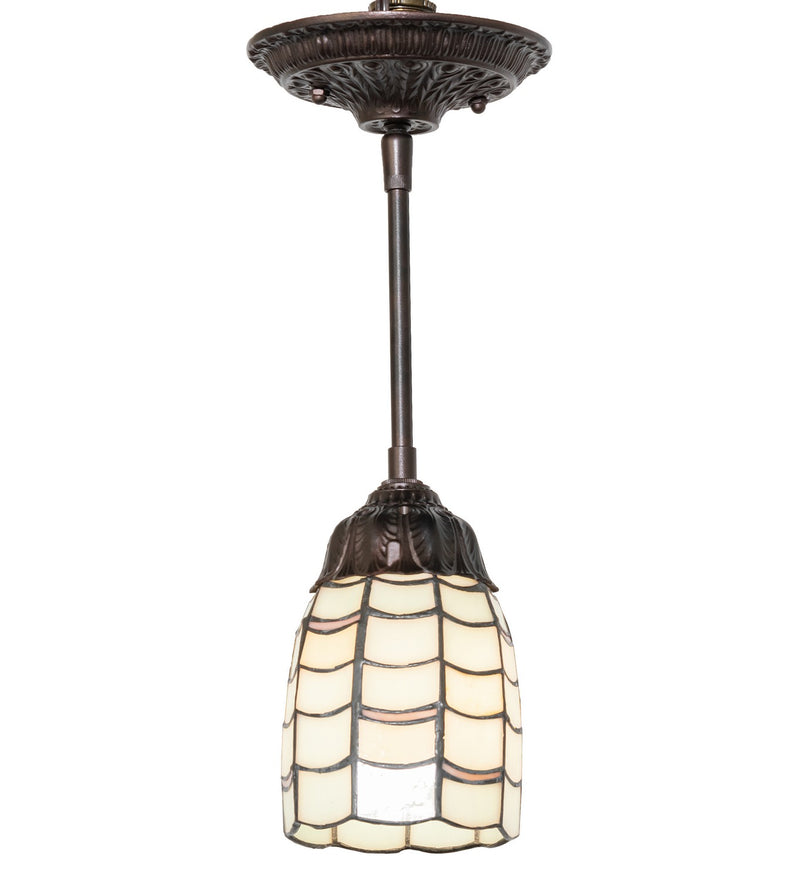 Meyda Tiffany 265895 One Light Mini Pendant, Mahogany Bronze