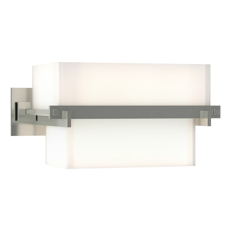 Hubbardton Forge 207821-SKT-85-GG0105 Two Light Wall Sconce, Sterling