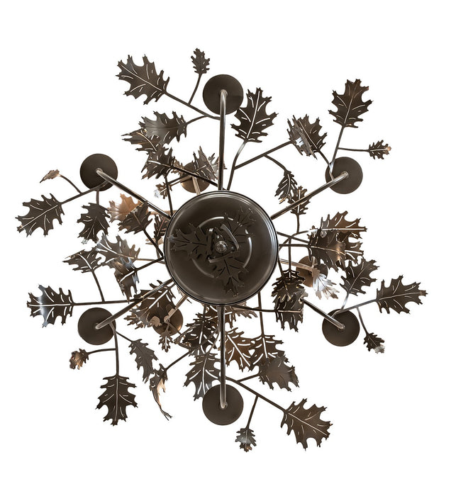 Meyda Tiffany 266816 Nine Light Chandelier, Timeless Bronze