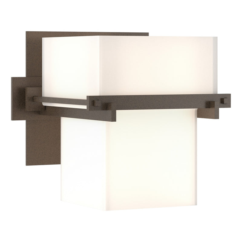 Hubbardton Forge 207831-SKT-05-GG0106 One Light Wall Sconce, Bronze