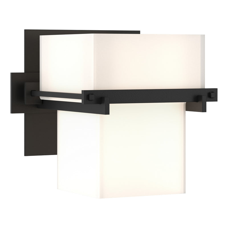 Hubbardton Forge 207831-SKT-10-GG0106 One Light Wall Sconce, Black