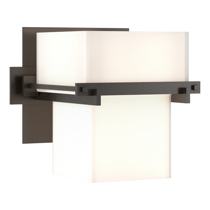 Hubbardton Forge 207831-SKT-14-GG0106 One Light Wall Sconce, Oil Rubbed Bronze