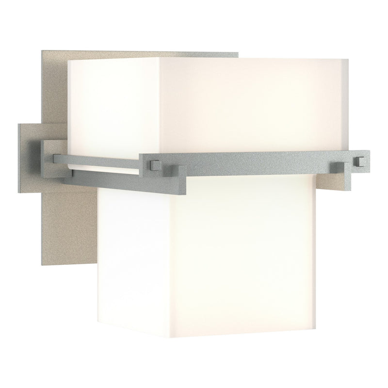 Hubbardton Forge 207831-SKT-82-GG0106 One Light Wall Sconce, Vintage Platinum